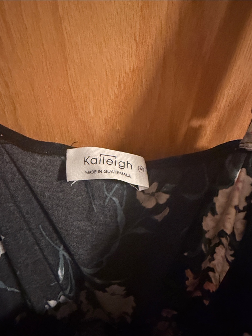 Kaileigh Black Floral cropped Romper with Adjustable Spaghetti Straps - Picture 4 of 5